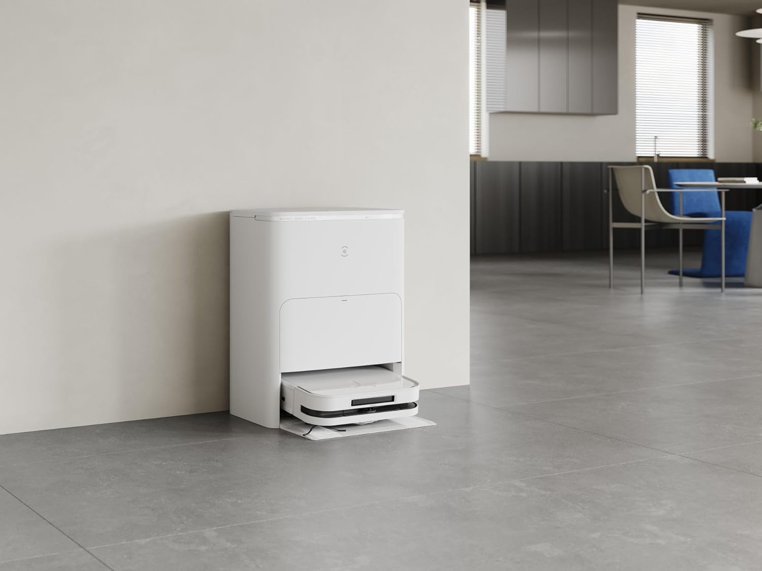 ECOVACS DEEBOT X5 OMNI ROBOT CLEARDER CU FUNCTIE MOP 12800PA ROBOT CLEARDER ZEROTANGE Technology Truedge TM Edge Mopping 70  C Spalare de apa calda ridicare automata a MOP