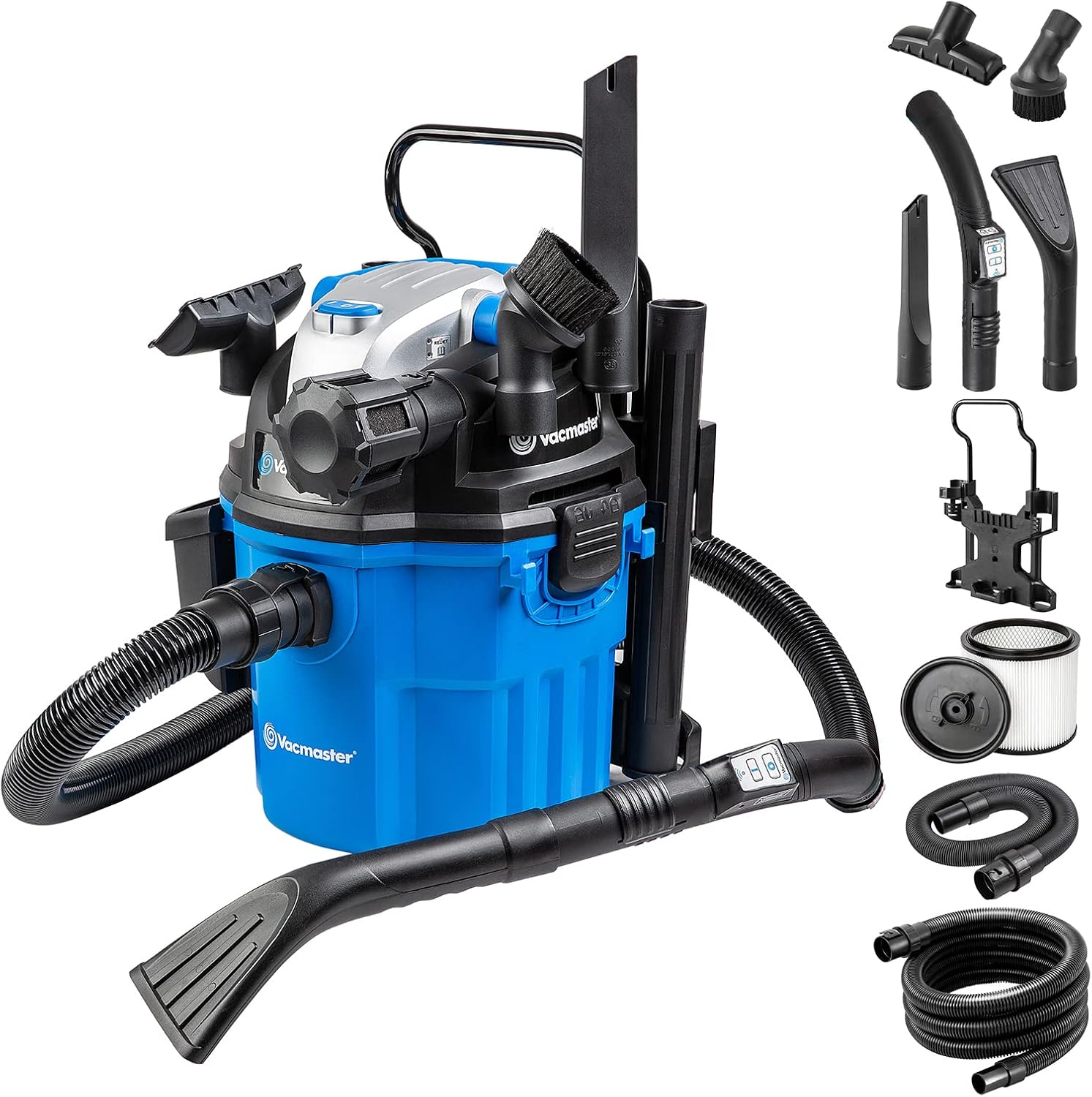 Vacmaster WM1518R 1500W 18L Aspirator uscat umed pentru casa bucatarie covor masina frunze de gradina functie de suflare