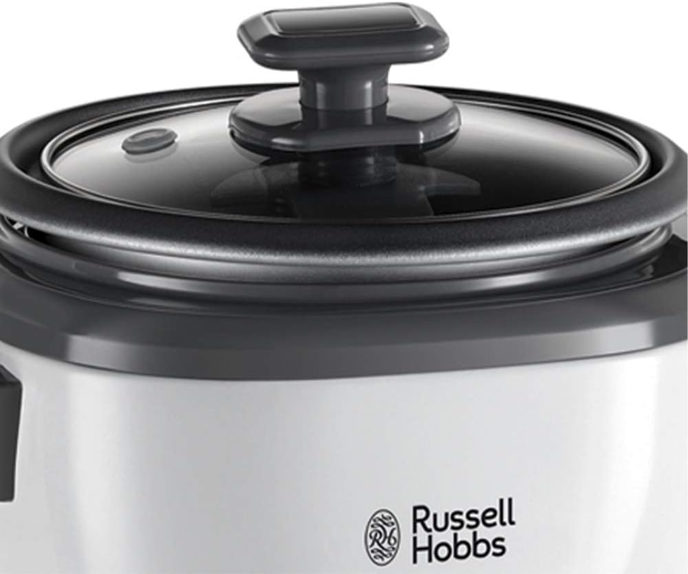 Russell Hobbs Reiskocher Mini Small 04L functie de detinere oala de gradina antiaderenta lingura de orez si ceasca de masurare ideala de asemenea pentru quinoa si cuscus incalzire de orez 27020-56