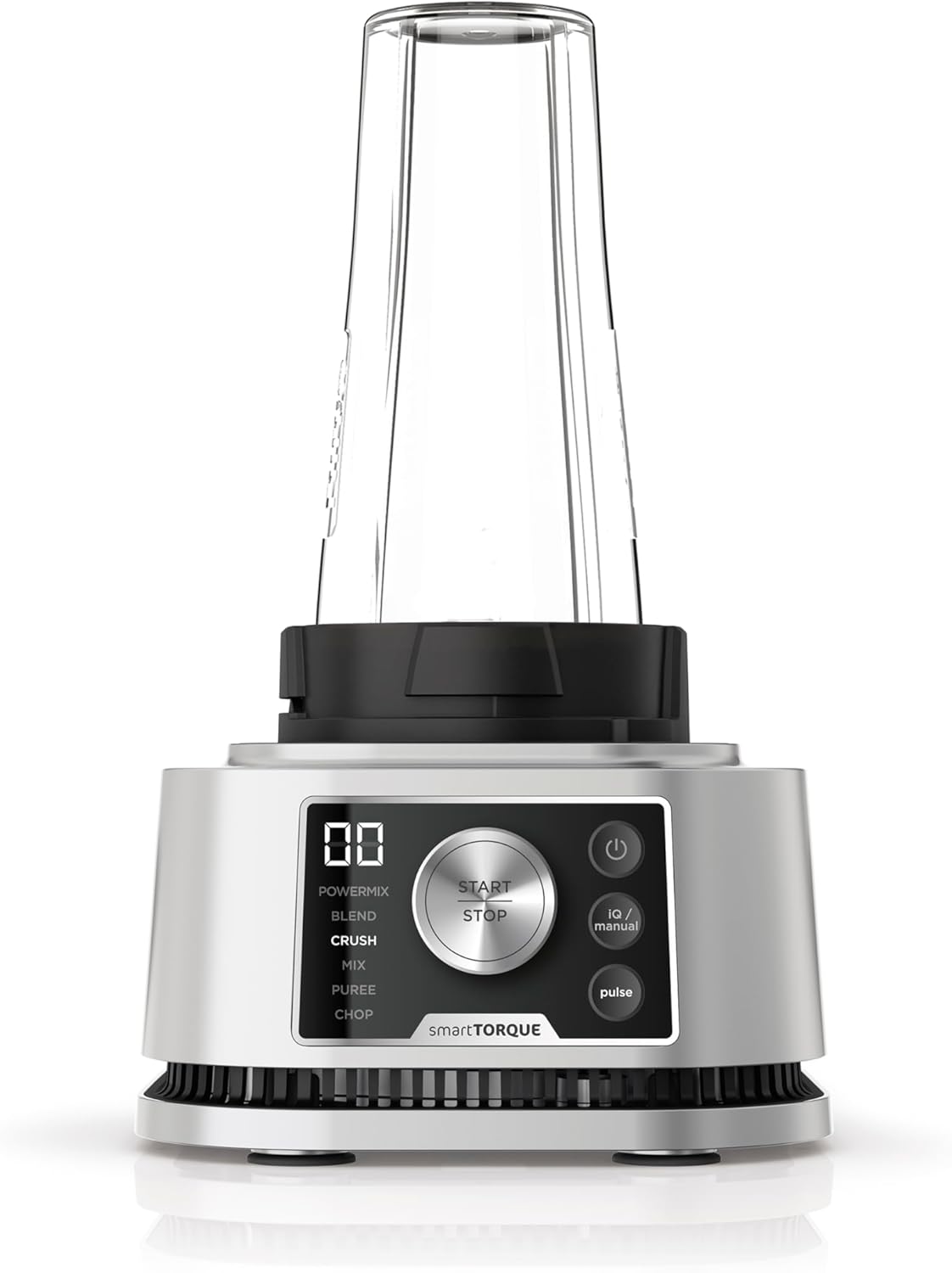 Ninja Foodi Power Nutri Blender 3-in-1 amestecati boluri de smoothie spread-uri groase si bauturi congelate programe automate 21L CAN 700 ml Cup si 400 ml cu paleta de putere 1200W argint CB350EU