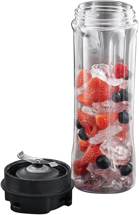 Russell Hobbs Mixer-Litmier si Smoothie Maker pentru a merge 23500 rpm motor de putere incl Recipientul de amestec 1x 600ml BPA fara BPA masina de spalat vase si break-rezistent incl Decker Shooter otel inoxidabil 23472-56