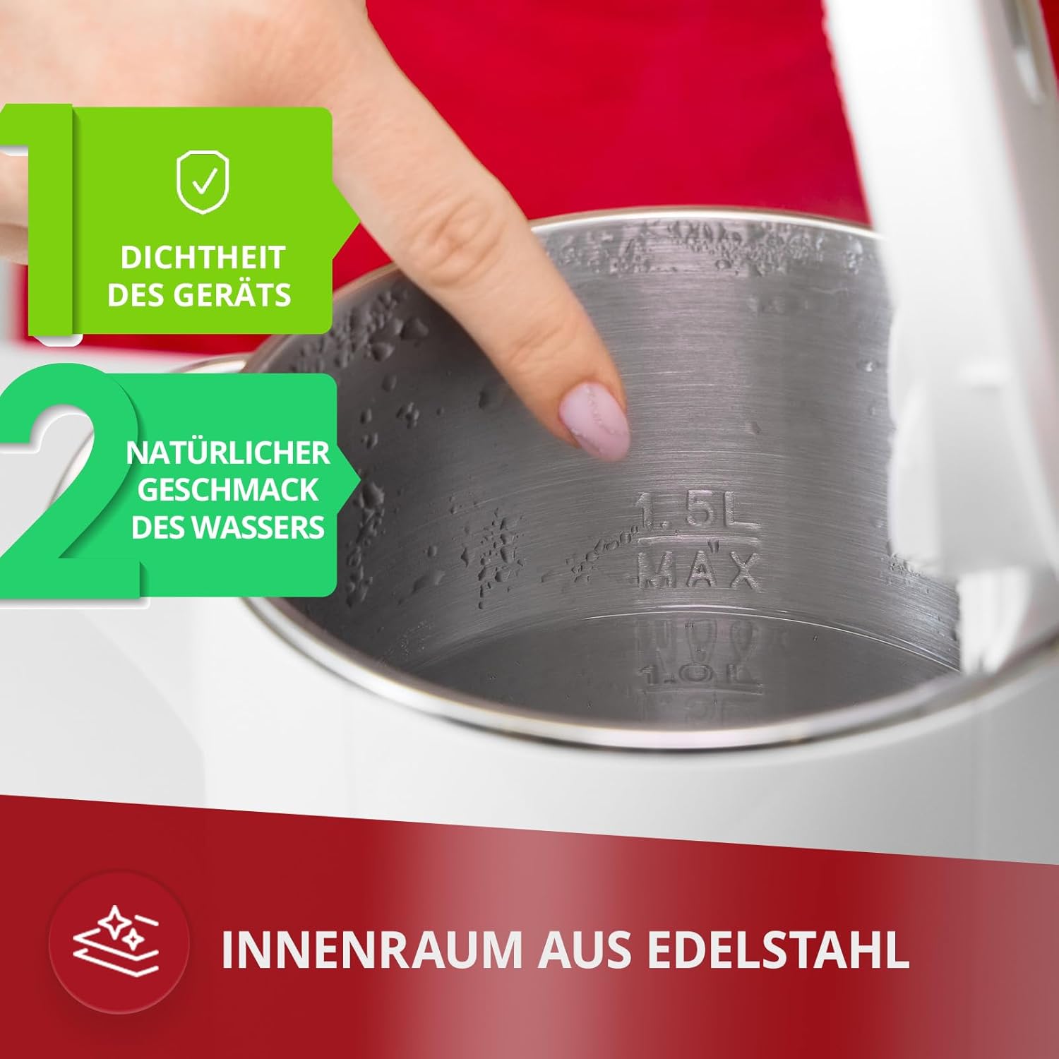 MPM MCZ-120 KOCHER 15L cu design dublu perete control temperatura 40-100  C recipient interior din otel inoxidabil 2200W zgomot alb